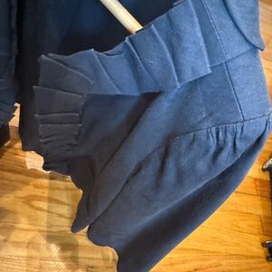 Cropped 3/4 sleeve dressy casual jacket